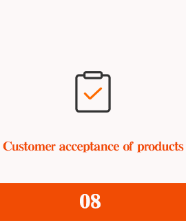 Aceptación de productos por el cliente